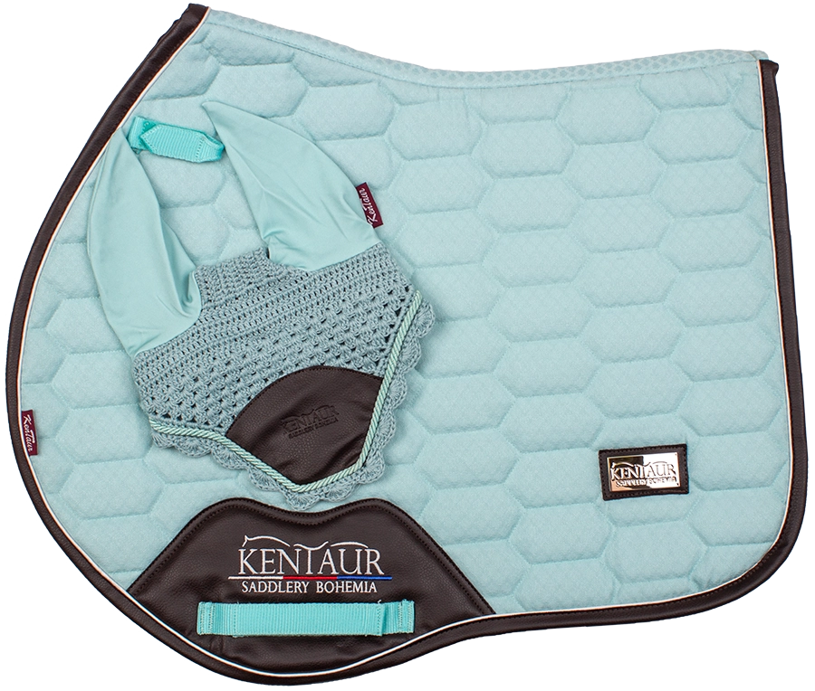 Stylowy czaprak i nauszniki Kentaur – elegancja i komfort dla Twojego konia